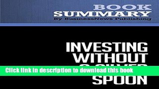 Read Summary: Investing Without a Silver Spoon - Jeff Fischer: How Anyone Can Build Wealth Through