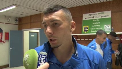 Après Orléans - HAC (0-1), réaction de Mathieu Duhamel