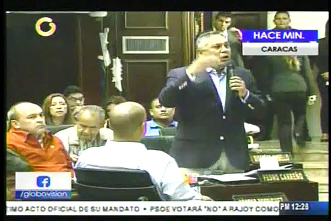 Vea que fue lo que le pidió Pedro Carreño a los diputados de la oposición