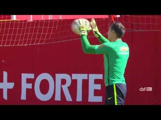 Seleção Olímpica: Prass treina pela manhã e está liberado