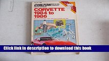 Download Chilton s Repair   Tune-Up Guide Corvette 1984 to 1986: All U. S. and Canadian 