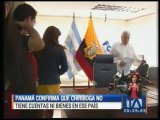 Panamá confirma que Galo Chiriboga no tiene cuentas ni bienes en ese país