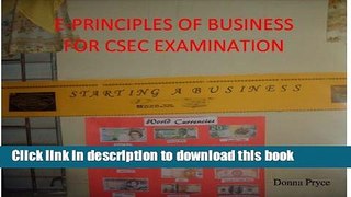 [Read PDF] E-Principles of Business for CSEC Examination Ebook Online