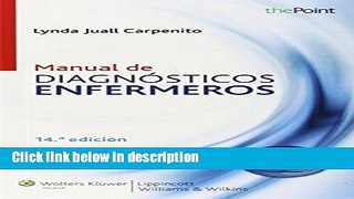 Ebook Manual de diagnÃ³sticos de enfermerÃ­a (Point (Lippincott Williams   Wilkins)) (Spanish