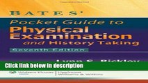 Books Bates  Pocket Guide to Physical Examination and History Taking Full Online