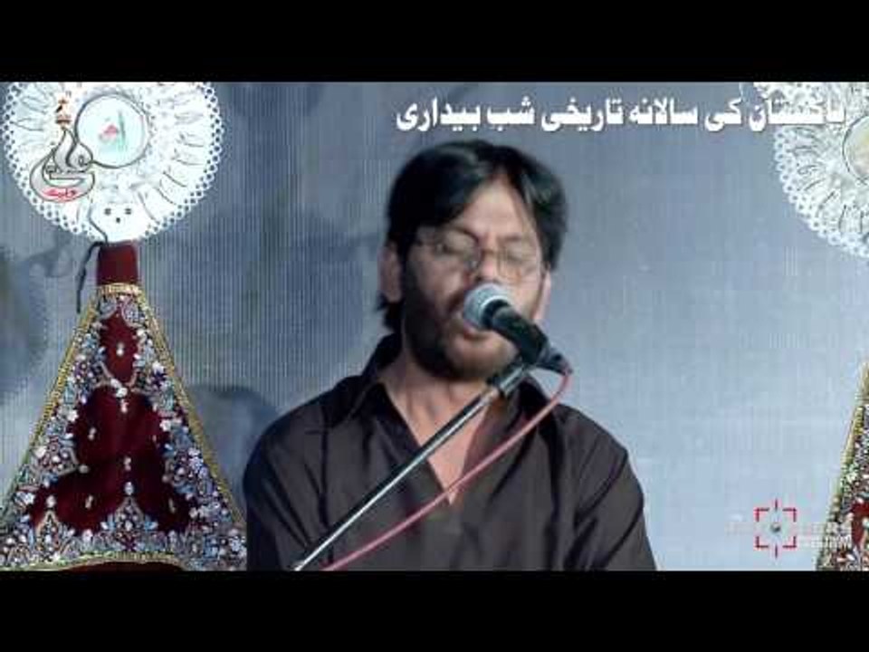 Mazhar Abidi Live Salam Khwani At Farhan Ali Waris Shab-e-Bedari 17th Moharram 2015