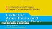 Books Pediatric Anesthesia And Emergency Drug Guide (Macksey, Pediatric Anesthesia and Emergency