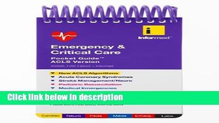 Ebook Emergency   Critical Care Pocket Guide Full Online