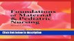 Books Foundations of Maternal   Pediatric Nursing Free Online