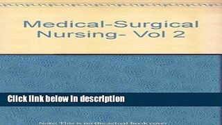 Ebook Medical-Surgical Nursing- Vol 2 Free Online