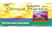 Ebook Drug Calculations Online to Accompany Math for Clinical Practice (Access Code and Textbook