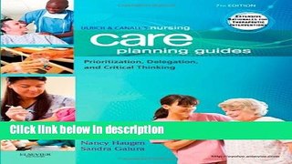 Ebook Ulrich   Canale s Nursing Care Planning Guides: Prioritization, Delegation, and Critical