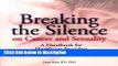 Books Breaking the Silence on Cancer and Sexuality: A Handbook for Healthcare Providers Full Online