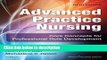 Ebook Advanced Practice Nursing, Fifth Edition: Core Concepts for Professional Role Development