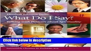 Books What Do I Say? 1st (first) edition Text Only Free Online