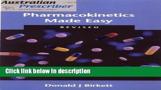 Ebook Pharmacokinetics Made Easy, Revised Full Online