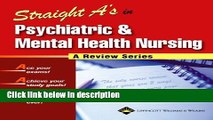 Ebook Straight A s in Psychiatric and Mental Health Nursing Full Online