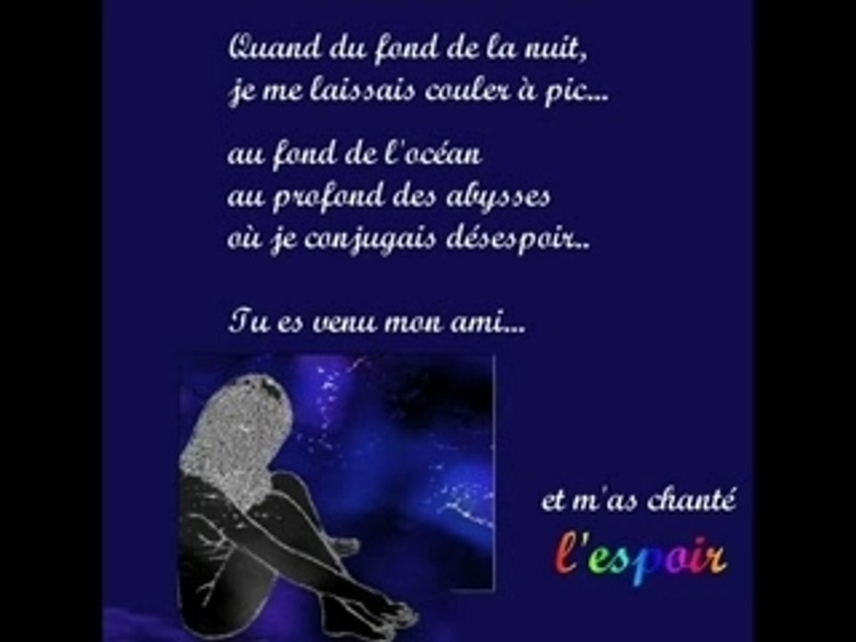 Quand mon ami est dans le désespoir