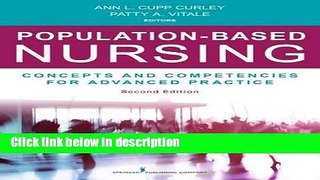 Books Population-Based Nursing, Second Edition: Concepts and Competencies for Advanced Practice