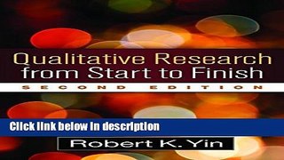 Books Qualitative Research from Start to Finish, Second Edition Full Online