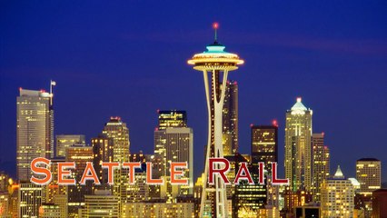 Renton Rocket street running with 737 fuselages, Renton, WA, 7-28-2015