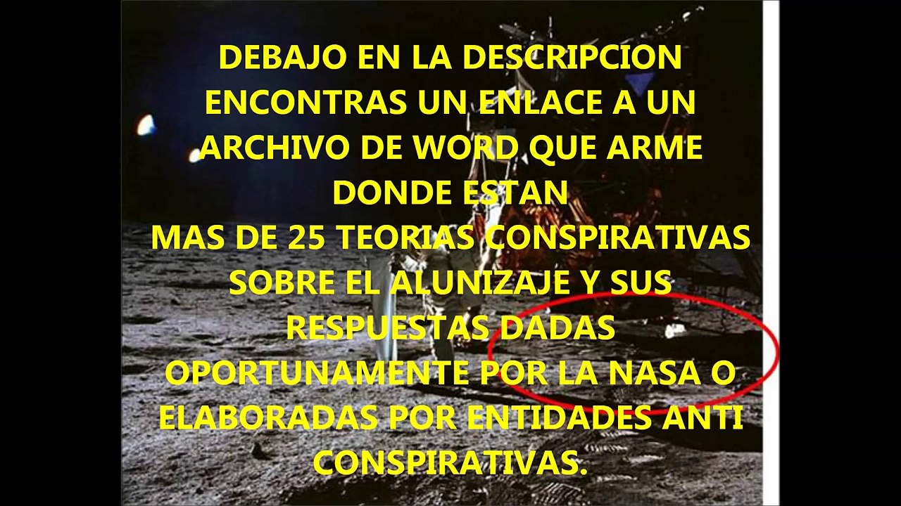 EL HOMBRE NO LLEGO A LA LUNA O SI MAS DE 25 TEORIAS CONSPIRATIVAS Y RESPUESTAS