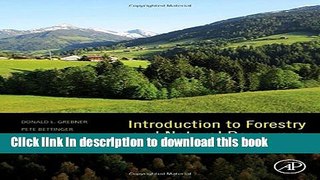 [Read PDF] Introduction to Forestry and Natural Resources Download Online