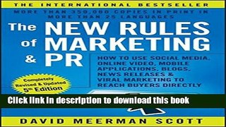 Ebook The New Rules of Marketing and PR: How to Use Social Media, Online Video, Mobile
