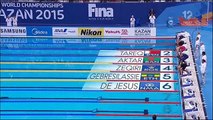 Alzain Tareq, 10 ans, nage aux championnats du monde de natation Kazan 2015