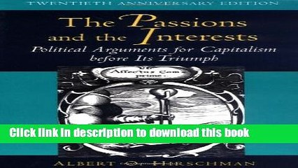 [Read PDF] The Passions and the Interests Ebook Online