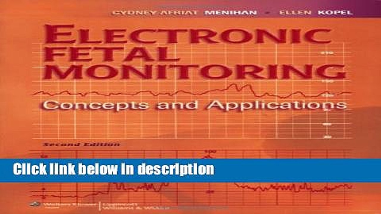 Books Electronic Fetal Monitoring: Concepts and Applications Free Download