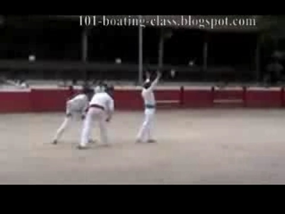 Bull Jumping Bafoons Show Off Their Mad Skills