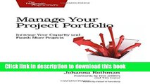 Books Manage Your Project Portfolio: Increase Your Capacity and Finish More Projects (Pragmatic