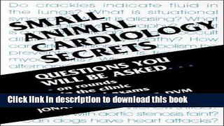PDF  Small Animal Cardiology Secrets  Free Books