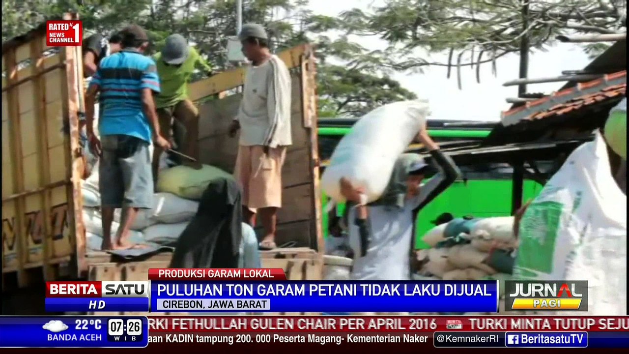 Kran Impor Dibuka, Garam Lokal Tidak Laku di Pasar