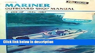 Books Mariner B714 Outboard Shop Manual 2-220 H.P., 1976-87 Full Online
