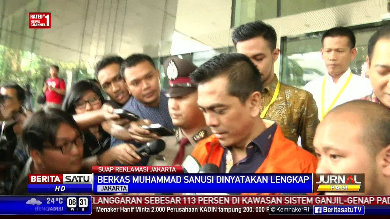 Berkas Kasus P21, Sidang Sanusi Akan Digelar 2 Minggu Lagi