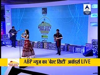 Sona Mohapatra performs at ABP News Best City Awards