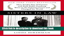 Ebook Sisters in Law: How Sandra Day O Connor and Ruth Bader Ginsburg Went to the Supreme Court
