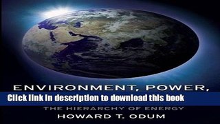 [PDF] Environment, Power, and Society for the Twenty-First Century: The Hierarchy of Energy