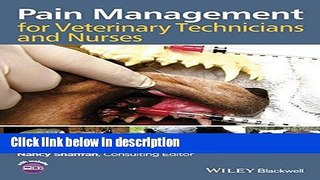 Ebook Pain Management for Veterinary Technicians and Nurses Full Online