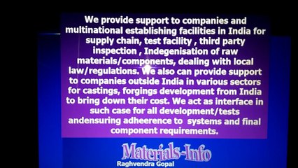 Materials info consultancy private limited