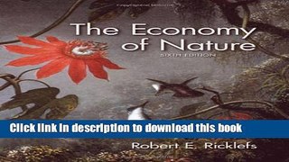 Read Books The Economy of Nature E-Book Free