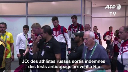 Dopage: arrivée à Rio d'athlètes russes "propres"
