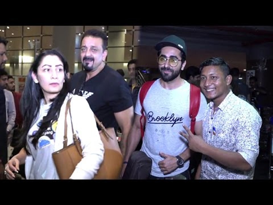 Airport Spotting 26th July 2016 | Sanjay Dutt, Manyata Dutt, Ayushman Khurana