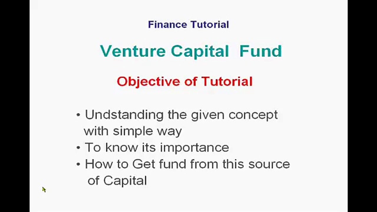 venture capital fund