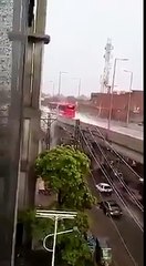 Shocking Footage How Metro Bus in Lahore Creating Problem After Raining
