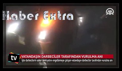 Darbecilerin asker sevkiyatını engellemeye çalışan vatandaşı vurma anı kamerada