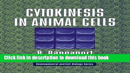 Ebook Cytokinesis in Animal Cells Full Online KOMP