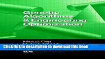 Books Genetic Algorithms and Engineering Optimization Free Online KOMP